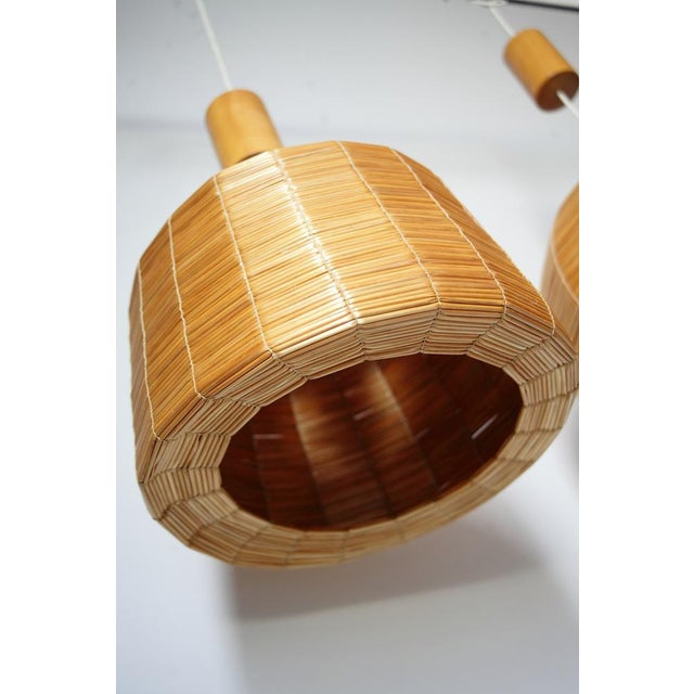 Mid-Century Czechoslovakian Pendant Lights by Stanislav Kucera for Uluv, 1970s, Set of 2 For Sale - Image 9 of 18