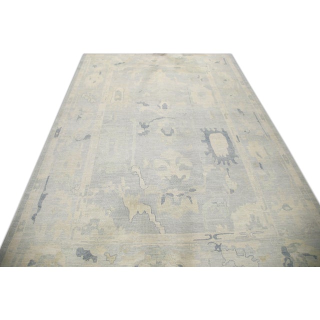 Modern Turkish Oushak Rug 13'2" x 18'10" For Sale In Houston - Image 6 of 7