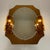 Amber Glass Wall Mirror with Integrated Lights, 1970s For Sale - Image 5 of 11
