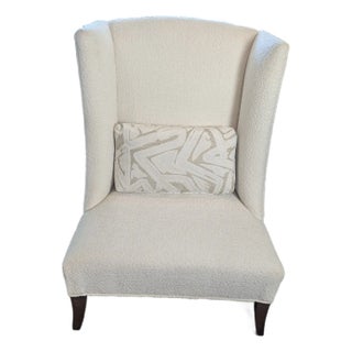 Old Hickory Tannery - Josefina Upholstered Chair Ivory For Sale