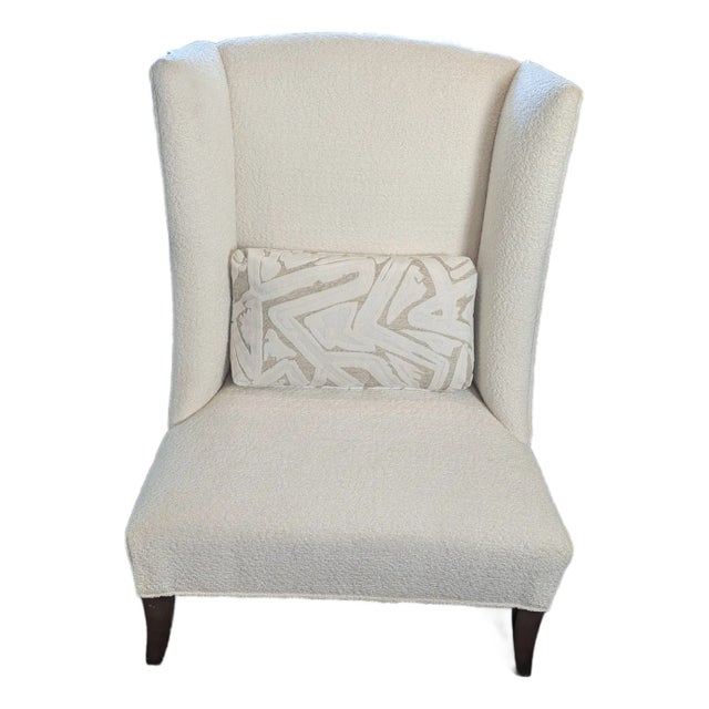 Old Hickory Tannery - Josefina Upholstered Chair Ivory For Sale