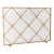 Brilliant Gold Celeste Fireplace Screen Iron For Sale
