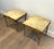 Maison Jansen 1940s Pair of Neoclassical Style Square Brass Side Tables with Onyx Top For Sale - Image 4 of 12