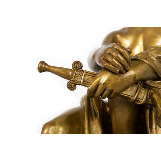 Fine Grand Tour Italian Bronze Sculpture of Ludovisi Ares (Mars) Ca. 1872 For Sale - Image 11 of 18