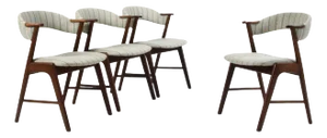 Mid 20th Century Set of 4 Kai Kristiansen Model 32 Dining Chairs in Rosewood