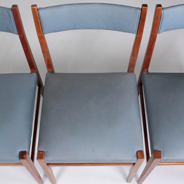 Vintage Chairs in Beech, 1960s, Set of 6 For Sale - Image 10 of 12