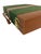 Vintage Mid-Century Green and Brown Striped Backgammon Game Set in Travel Case For Sale - Image 9 of 17