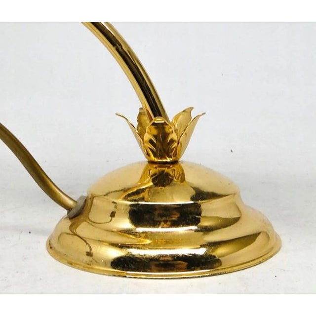 1980s Art Nouveau Style Bedside Table Lamp, Poland, 1980s For Sale - Image 5 of 6