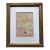 Contemporary Alexis Walter Abstract Painting in Old Art Deco Frame For Sale