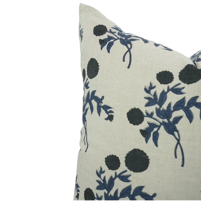 Handmade Cushion Cover 18x18 Inch Decorative Throw -Gulab For Sale - Image 4 of 4