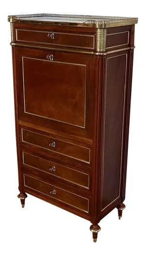 Small Louis XVI Mahogany Secretary