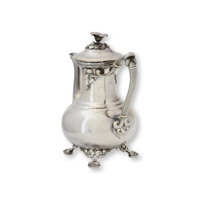 Rococo French Christofle Silverplate Coffee Pot For Sale - Image 3 of 9