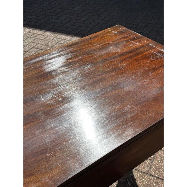 English Georgian Mahogany Architects Desk For Sale - Image 14 of 18