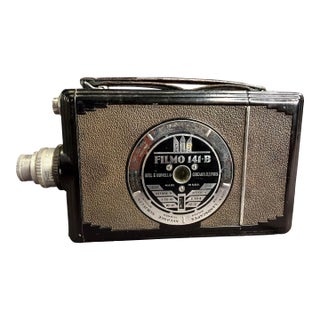 1930's Art Deco Bell & Howell Filmo 141-B 16mm Motion Picture Camera For Sale
