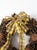 Wood Vintage Pine Cone Wreath With Tartan Ribbon For Sale - Image 7 of 8