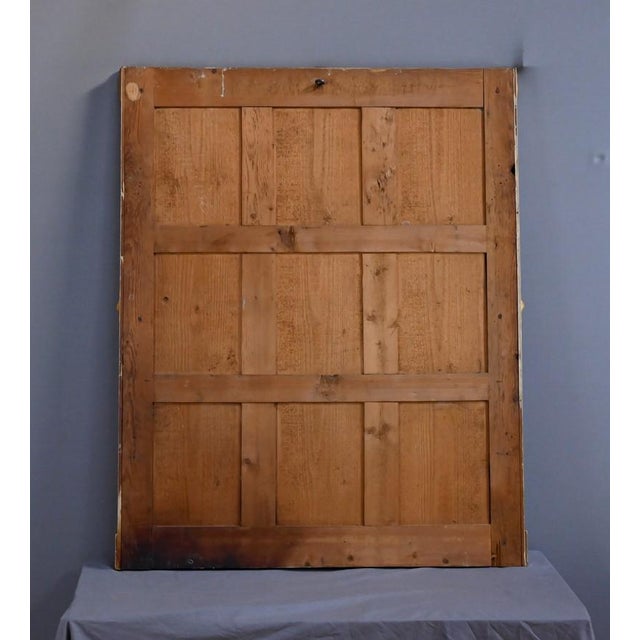 19th Century Restoration Gilded Wood Mirror For Sale - Image 13 of 15