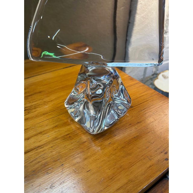 Daum Daum Heavy Glass Sailboat Sculpture For Sale - Image 4 of 10