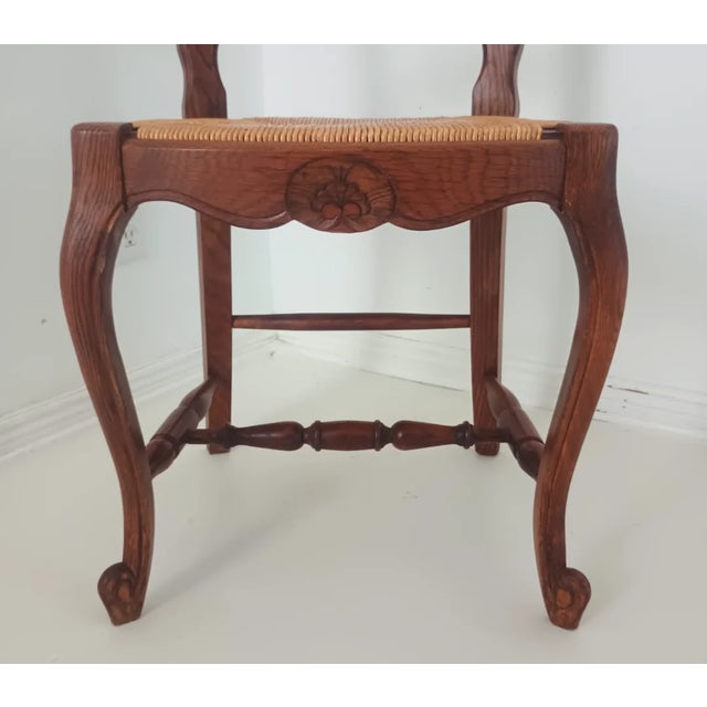 1970s Six French Provincial Dining Chairs For Sale - Image 10 of 15