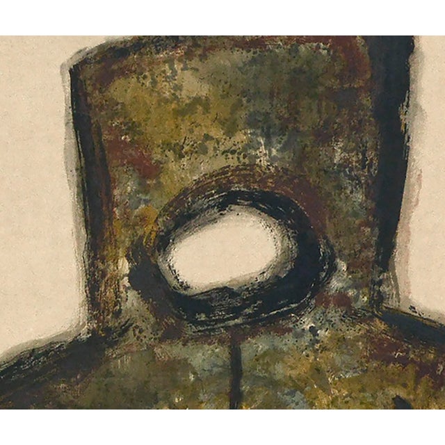 Ancient Chinese Coin Series Figural Abstract by Anna Wu Weakland For Sale - Image 4 of 7