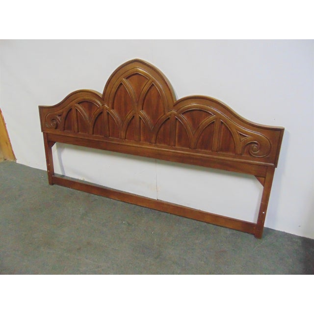 Gothic Style Oak Kingsize Headboard Chairish