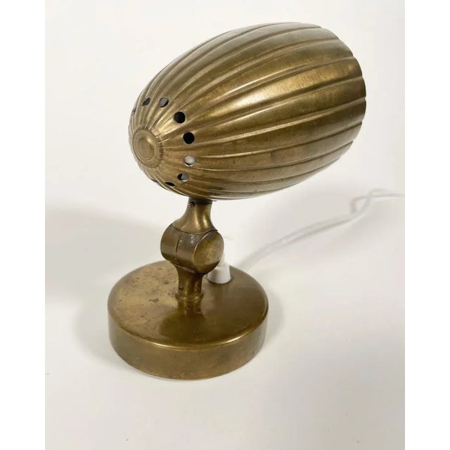 Metal Modern Swedish Wall Lamp by Harald Notini for Böhlmarks Lampfabrik, 1940s For Sale - Image 7 of 11