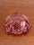 Large 1970s Murano Style Raspberry Color and Bubble Design Ashtray of Candy Bowl For Sale In Miami - Image 6 of 6