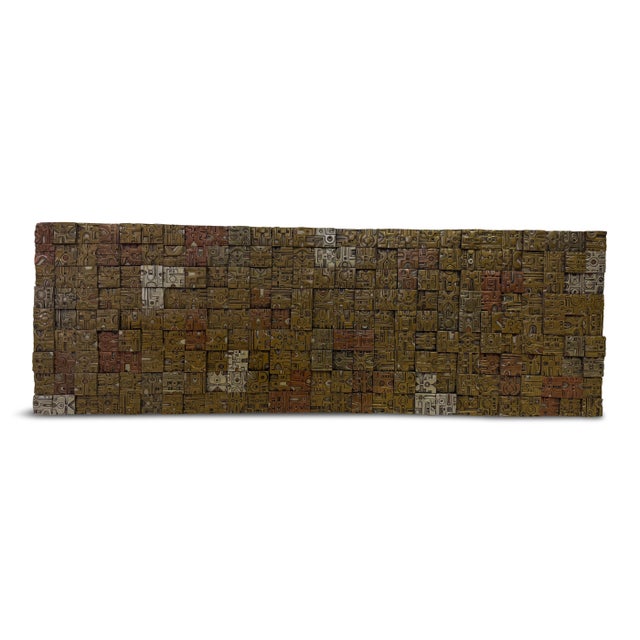 Brutalist Wall Sculpture by Giovanni Schoeman, 1970s For Sale - Image 12 of 14