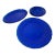 Vintage Ivv Italian Cobalt Blue Glass Platters and Bowl Set - 3 Piece For Sale