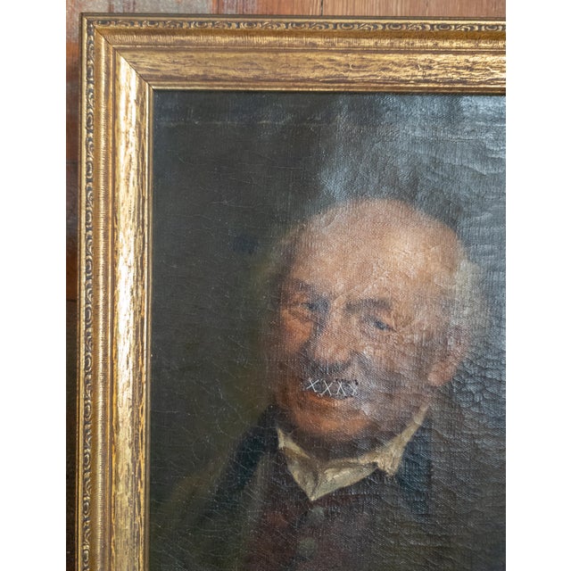 19th Century Pair of Portraits of Husband and Wife "Marital Bliss" For Sale - Image 12 of 18