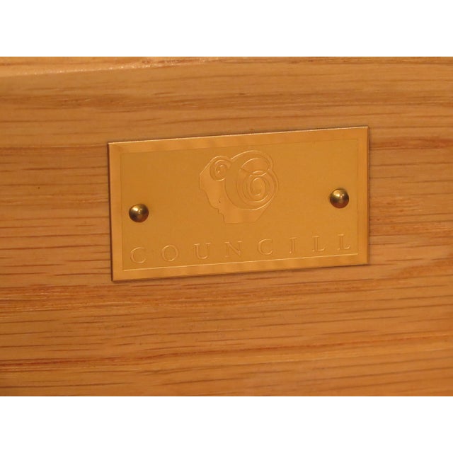 1980s Vintage Councill Craftsmen Chippendale Mahogany Highboy Chest For Sale - Image 12 of 13