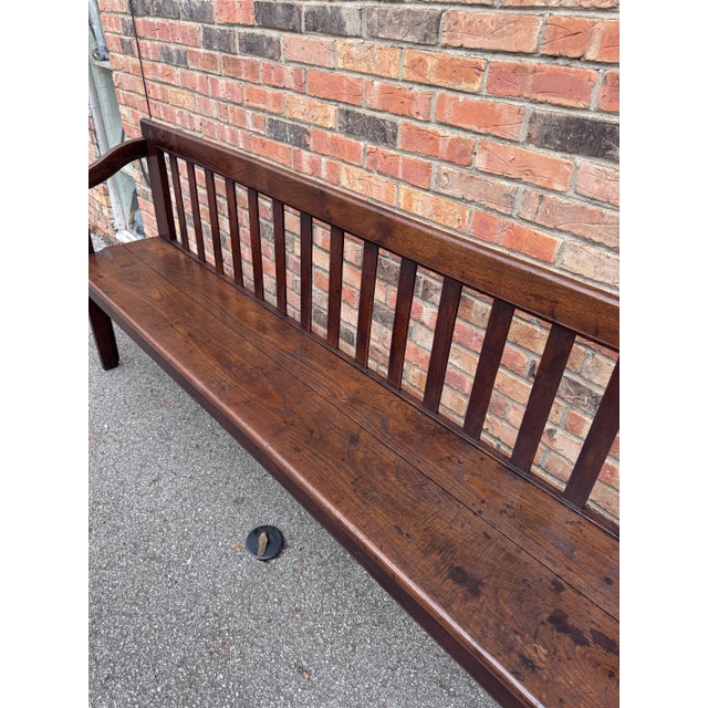 Late 18th Century Early 19th Century French Hall Bench For Sale - Image 5 of 10