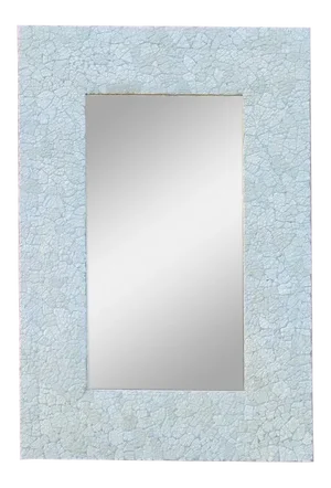 1980s Egg Shell Mirror