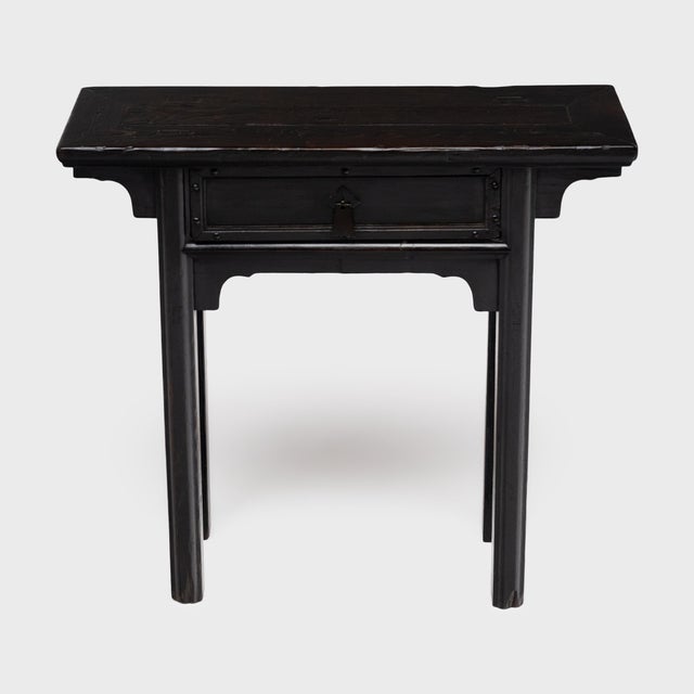 Chinese Chinese Beveled Leg Incense Table, C. 1890 For Sale - Image 3 of 7