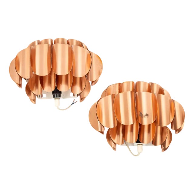 Vintage Wall Lamps by Thorsten Orrling and Hans-Agne Jakobsson, 1960s, Set of 2 For Sale