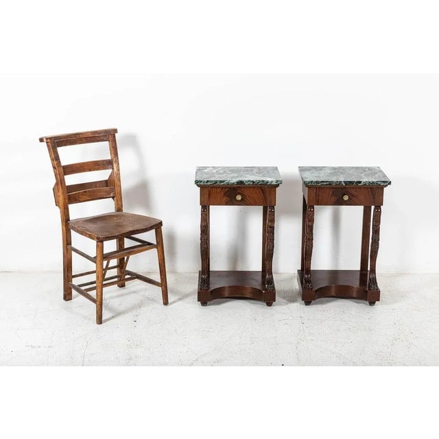 French Swan Neck Bedside Tables, Set of 2 For Sale - Image 18 of 18