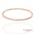 Contemporary 14k (585) Solid Rose Gold Flexible Natural Diamond Bangle Tennis Bracelet For Sale - Image 3 of 12
