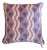 Purple Floral Motif Throw Pillow Cover For Sale