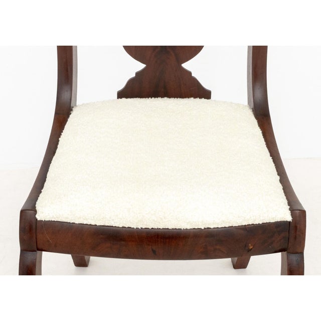 Wood American Classical Mahogany Side Chairs, Pair For Sale - Image 7 of 9