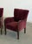 W24.25 D30 H33 SW17.5 SD18.5 SH17 AH24 This exceptional pair of vintage Swedish Art Deco club chairs bring in the...