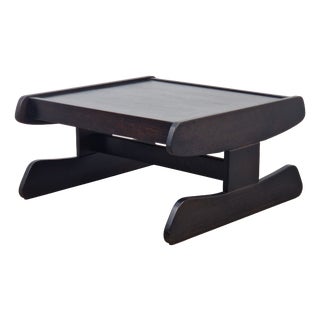 Postmodern Architectural Wooden Coffee Table, Germany, 1970s For Sale