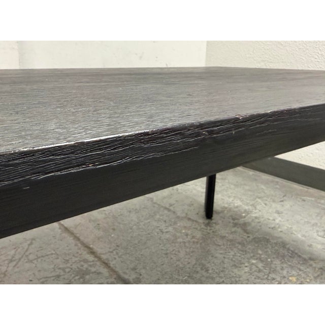 Black Restoration Hardware Arles Dining Table For Sale - Image 8 of 12