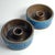 Blue Italian Rimini Blue Ceramic Candleholders by Aldo Londi for Bitossi, 1970s, Set of 2 For Sale - Image 8 of 11