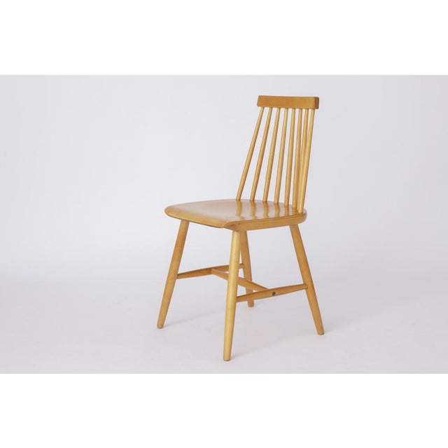 Vintage Scandinavian Swedish Beechwood Pinocchio Dining Chair by Yngve Ekström, 1960s For Sale - Image 9 of 9