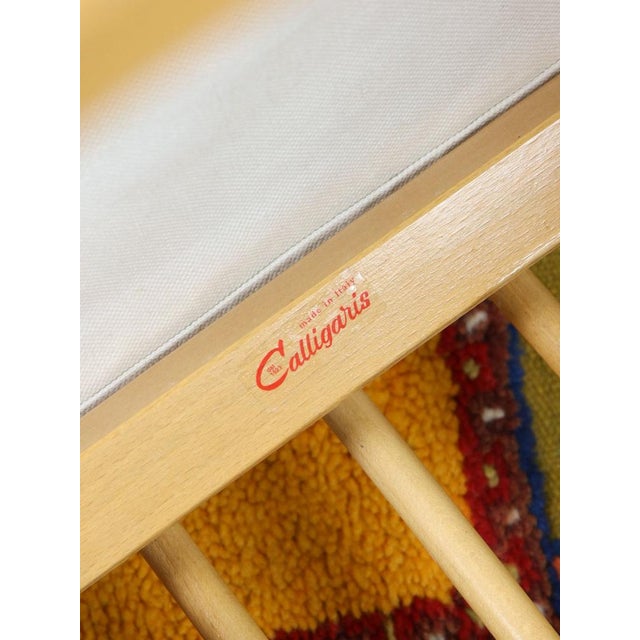 Vintage Italian Director's Folding Chair from Calligaris For Sale - Image 17 of 18