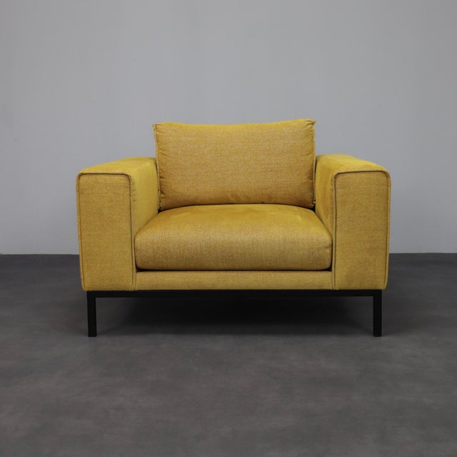 his handmade, custom-made lounge chair from the 2000s combines generous proportions with a clean, architectural design....