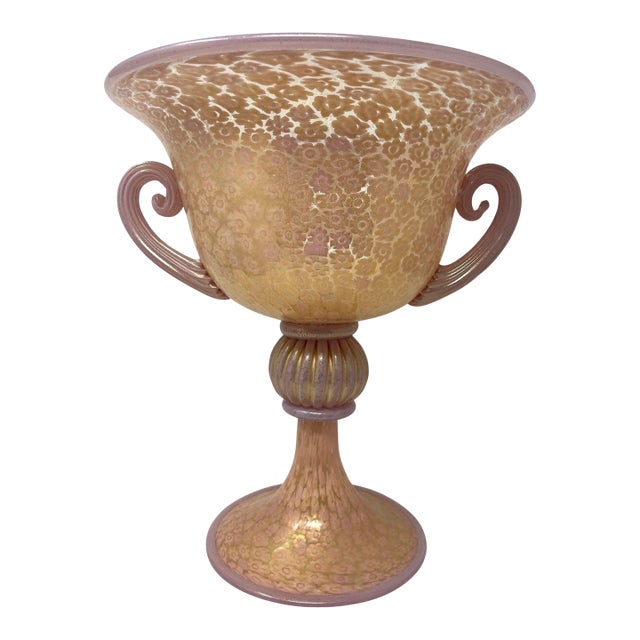 Millefiore Murano Glass Urn For Sale