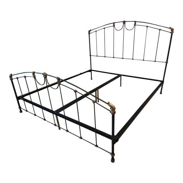 1980s King-Sized Brass Beds of Virginia For Sale