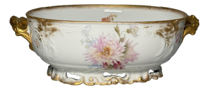 Hand-Painted Porcelain Bowl from Wessel Porzellanmanufaktur, 1900s
