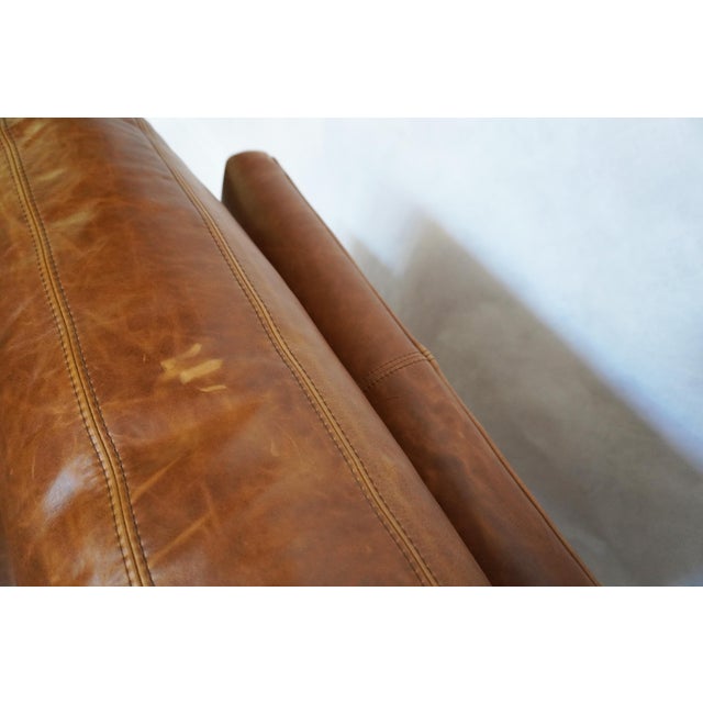 Maxwell Leather Chair by Restoration Hardware For Sale - Image 11 of 17