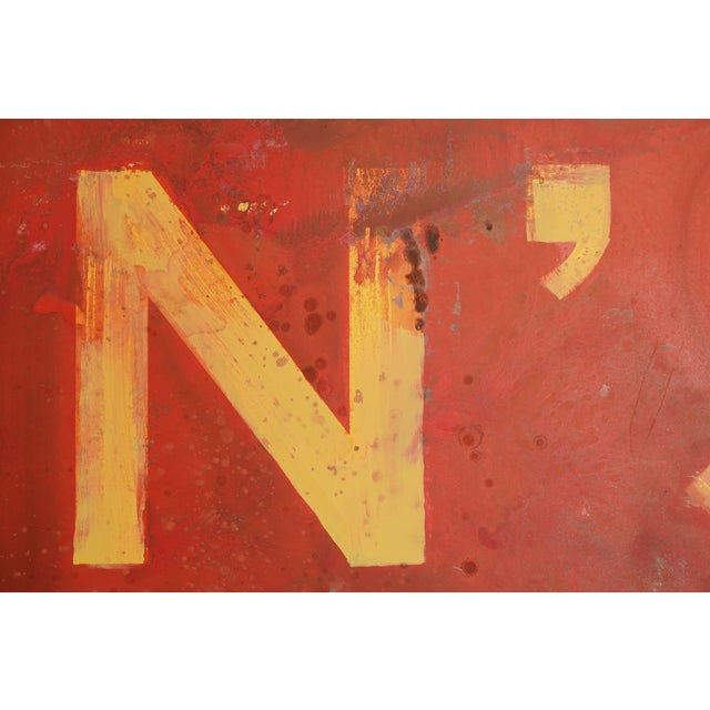 2020s Newly Made Reclaimed Fruits & Vegetables Aluminum Marty Supreme Movie Prop Signs- Set of 2 For Sale - Image 5 of 12